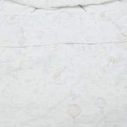 Pre Owned Baby Dior White Printed Cotton Sleeping Bag