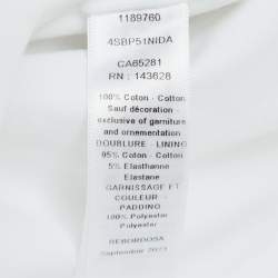 Pre Owned Baby Dior White Printed Cotton Sleeping Bag