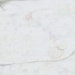 Pre Owned Baby Dior White Printed Cotton Sleeping Bag