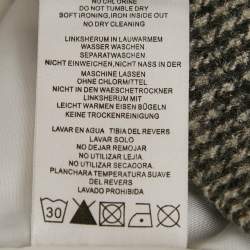 مملوكة مسبقًا جاكيت فرو حقيقي أسود مع نقش هوندستوث من كريستيان ديور للأطفال 8 سنوات