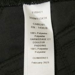 Pre Owned تنورة طويلة مبطنة نايلون أسود ديور 8 سنوات