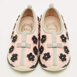 Pre Owned Dior Fusion Size 29  Pink Embellished Mesh Sneakers 