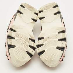 Pre Owned Dior Fusion Size 29  Pink Embellished Mesh Sneakers 