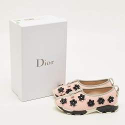 Pre Owned Dior Fusion Size 29  Pink Embellished Mesh Sneakers 