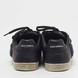 Pre Owned Dolce & Gabbana Portofino Size 35 Leather Sneakers 