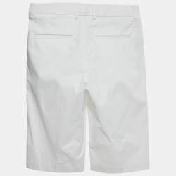 Dolce & Gabbana White Cotton Bermuda Shorts 9-10 Yrs