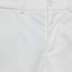 Dolce & Gabbana White Cotton Bermuda Shorts 9-10 Yrs