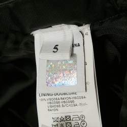 Pre Owned Dolce & Gabbana Kids Black Tulle Gathered Skirt 5 Yrs 