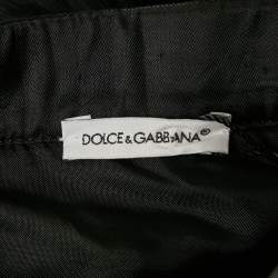 Pre Owned Dolce & Gabbana Kids Black Tulle Gathered Skirt 5 Yrs 