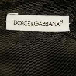 Pre Owned Dolce & Gabbana Kids Black Lace and Crepe Mini Dress 11/12Yrs