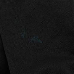 Pre Owned Dolce & Gabbana Kids Black Cotton Applique Detail Hooded Sweatshirt 9/10 Yrs