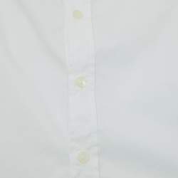 Pre Owned Dolce & Gabbana White Cotton Button Front Shirt 4 yrs