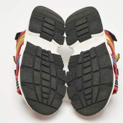 Pre Owned Dolce & Gabbana Red Mesh Trekking Sandals Size 29