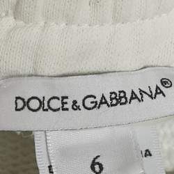 Pre Owned Dolce & Gabbana Kids Grey Camouflage Joggers 6 Yrs