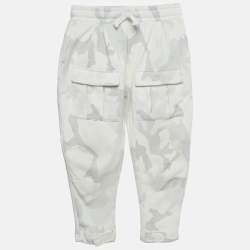 Pre Owned Dolce & Gabbana Kids Grey Camouflage Joggers 6 Yrs