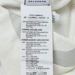 Pre Owned جاكيت دولتشي أند غابانا رمادي قطن بسحّاب للتمويه 6 سنوات