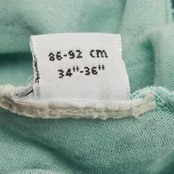 Pre Owned Dolce & Gabbana Green DG Print Jersey T-Shirt and Sweatpants Set 18-24M