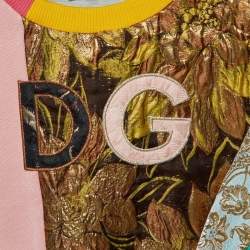 Dolce & Gabbana Multicolor Brocade Patchwork Jumper 5 Yrs