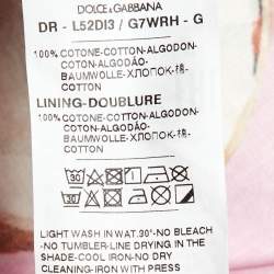 Pre Owned Dolce & Gabbana Kids Multicolor Fruits Print Cotton Dress 5 Yrs