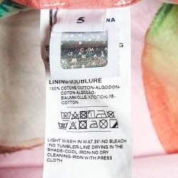 Pre Owned Dolce & Gabbana Kids Multicolor Fruits Print Cotton Dress 5 Yrs