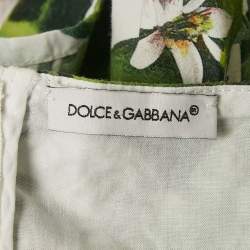 Pre Owned Dolce & Gabbana Kids Multicolor Floral Print Cotton Dress 3 Yrs