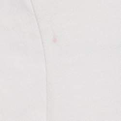 Pre Owned Dolce & Gabbana Kids White Logo Print Cotton Crew Neck T-Shirt 24-30 M