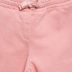 Pre Owned Dolce & Gabbana Kids Pink Cotton Knit Trackpants 18-24 M