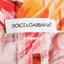 Dolce & Gabbana Multicolor Floral Cotton Shorts 4-5 Yrs 