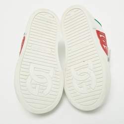 Pre Owned Dolce & Gabbana Multicolor Leather Portofino Sneakers Size 23