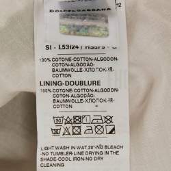 Pre Owned Dolce & Gabbana Kids Multicolor Floral Print Cotton Tiered Skirt 6 Yrs