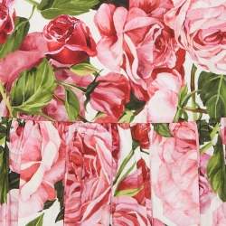 Pre Owned Dolce & Gabbana Kids Pink Floral Print Poplin Dress 7/8 Yrs