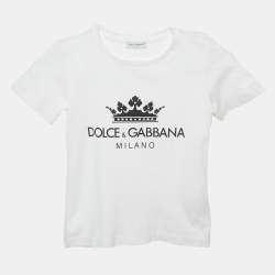 Pre Owned Dolce & Gabbana Kids Black Floral Print Cotton 3 Piece Set 4/6 Yrs