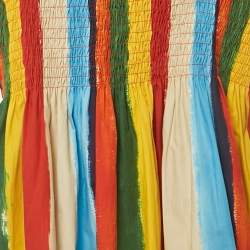 Pre Owned Dolce & Gabbana Multicolor Cotton Stirring Dress 12Yrs