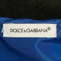 مملوكة مسبقًا معطف دولشي وغابانا وردي مطبوع مع فرو صناعي و حشوة أسفل للجنسين 11/12 سنة