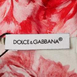 مملوكة مسبقًا بلوزة للأطفال دولتشي وغابانا بيضاء قطنية برباط 4 سنوات