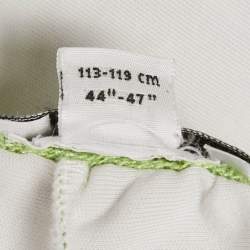 مملوكة مسبقًا بنطلون دولتشي وغابانا أطفال أخضر برتقالي طباعة جيرسي 6 سنوات