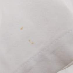 مملوكة مسبقًا طقم دولتشي وغابانا للأطفال بنقوش الماجوليكا بالأبيض والأصفر جيرسي وبوبلين 4 سنوات