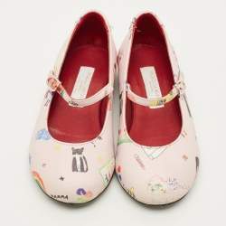 مملوكة مسبقًا شقق بال يه جلد براءات اختراع أحمر دولتشي أند غابانا مقاس 23