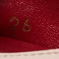 مملوكة مسبقًا شقق باليه جلد براءات اختراع أحمر دولتشي أند غابانا مقاس 23