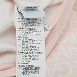 مملوكة مسبقًا سترة رياضية دولشي وغابانا وردية نقشة مونوغرام وباتش ليوبارد وبنطلون طقم 2-3 سنوات