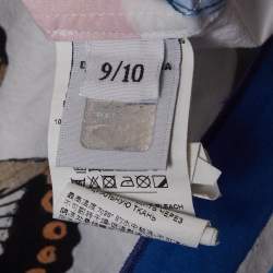 مملوكة مسبقًا Dolce & Gabbana Kids White Butterfly Print Cotton Flared Dress 9/10 Yrs