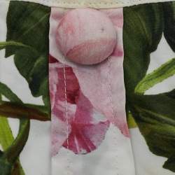 Pre Owned Dolce & Gabbana Kids Pink Rose Print Poplin Dress 3Yrs