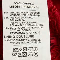 Pre Owned Dolce & Gabbana Red Lace Bow Detail Dress (6 Yrs)