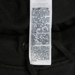 Pre Owned Dsquared2 Black Logo Print Cotton Joggers 16Yrs