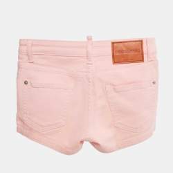 Pre Owned Dsquared2 Kids Pink Denim Junior Mädchen Shorts 8Yrs