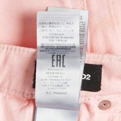 Pre Owned Dsquared2 Kids Pink Denim Junior Mädchen Shorts 8Yrs