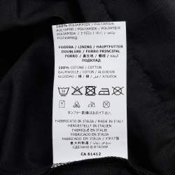 Elie Saab Kids Black Lurex Mesh Flared Dress 6 Yrs
