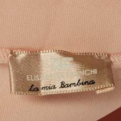 Pre Owned Elisabetta Franchi La mia Bambina Pink Lemur Print Jersey Sweatshirt XL