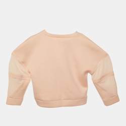 Pre Owned Elisabetta Franchi La mia Bambina Pink Lemur Print Jersey Sweatshirt XL