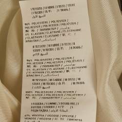 Pre Owned Elisabetta Franchi Kids Cream Monogram Print Crepe and Tulle Dress 12Yrs